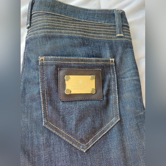 Stylish low west jeans by ELISABETTA FRANCHI. - Picture 6 of 9